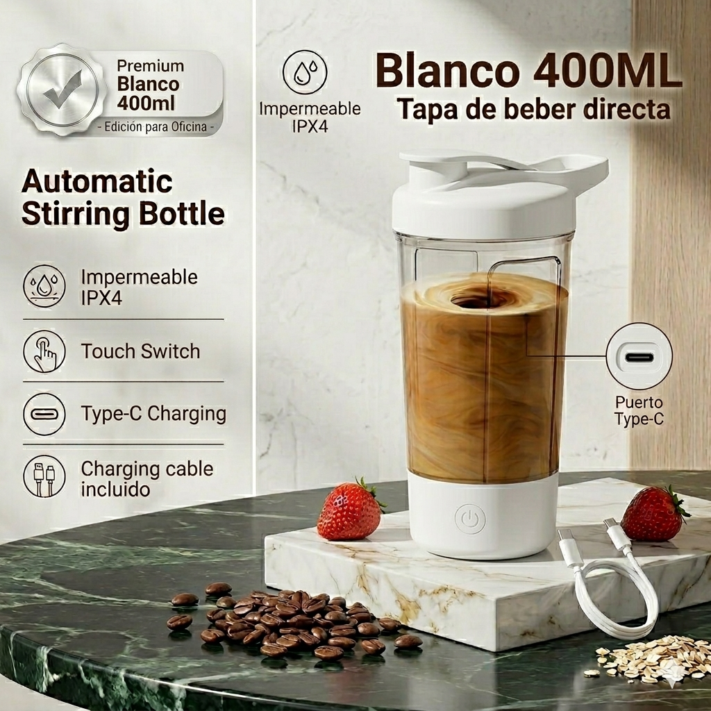 Mixly · Licuadora Eléctrica Portátil — Batidos perfectos en 30 segundos